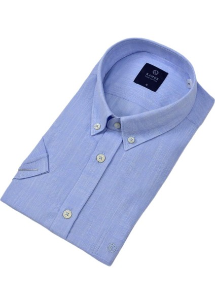 Erkek Klasik Kısa Kol Gömlek Pamuklu 9415 BGL-ST04581