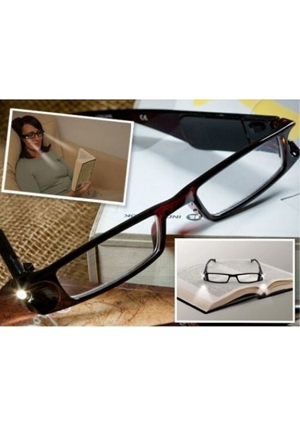 LED Işıklı Kitap Okumak Için Gözlük