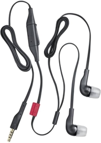 ESLIFETECH26AKSESUAR Nokia N97 Uyumlu Kulak Içi Kulaklık (Kablolu-Mikrofonlu) Siyah