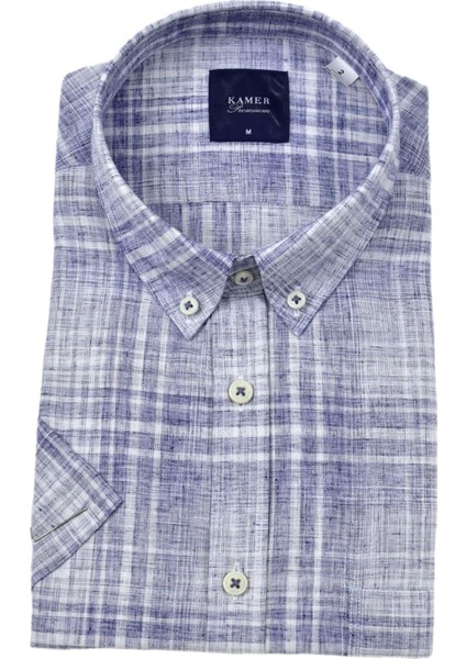 Erkek Klasik Ekose Kısa Kol Gömlek 9345 BGL-ST04583 fiyatları