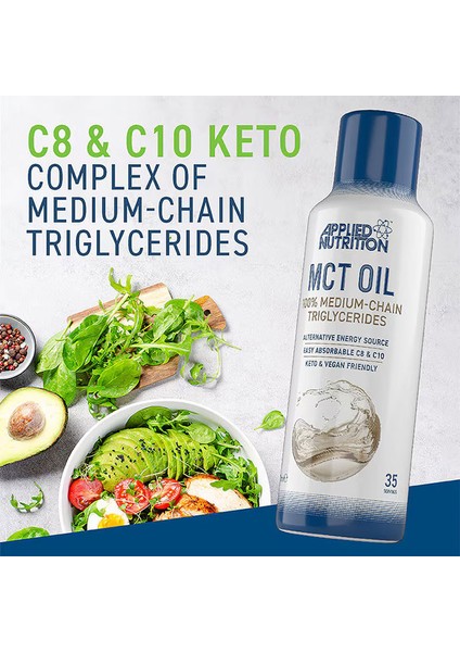 Mct Oil Keto C8-C10 490ML From Coconut Oil Keto & Low Carb Diet (35 Servings)
