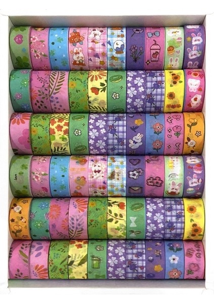 10 Adet Desenli Bant