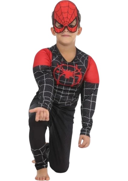 Spiderman Kaslı Çocuk Kostümü