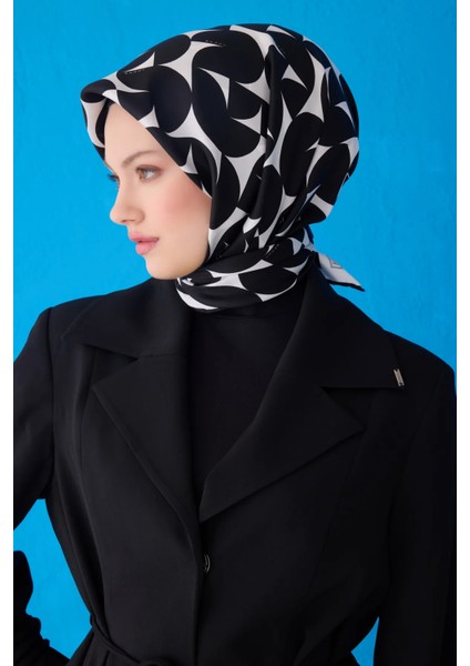 Saf Ipek Eşarp 4117D02( Twill Ipek) -5686