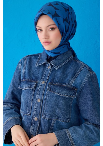 Saf Ipek Eşarp 4117D02( Twill Ipek) -0154