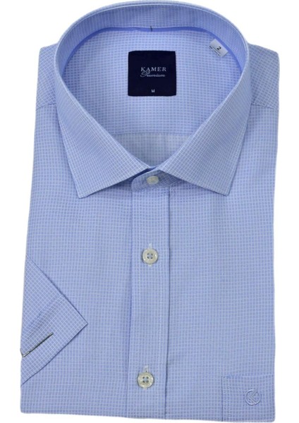 Erkek Klasik Piti Kare Kısa Kol Gömlek 9399 BGL-ST04577 fiyatları