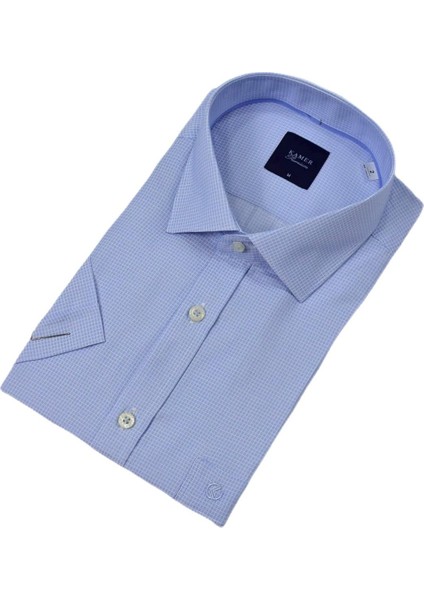 Erkek Klasik Piti Kare Kısa Kol Gömlek 9399 BGL-ST04577 indirimleri