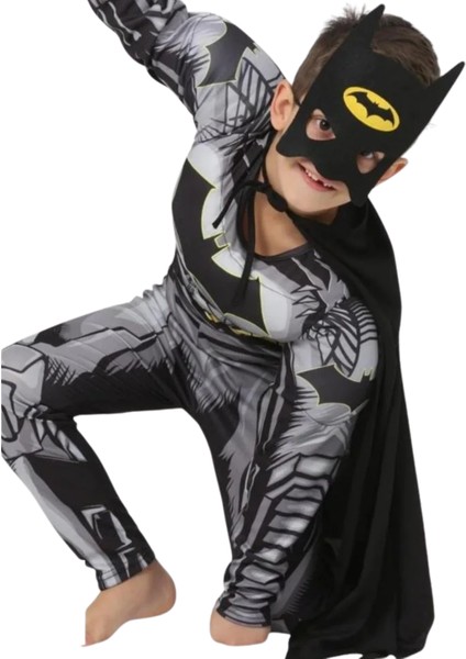 Batman Kaslı Çocuk Kostümü