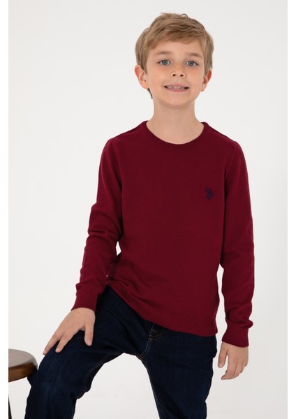 Erkek Çocuk Bordo Kazak /Triko 50294188-VR014 modelleri