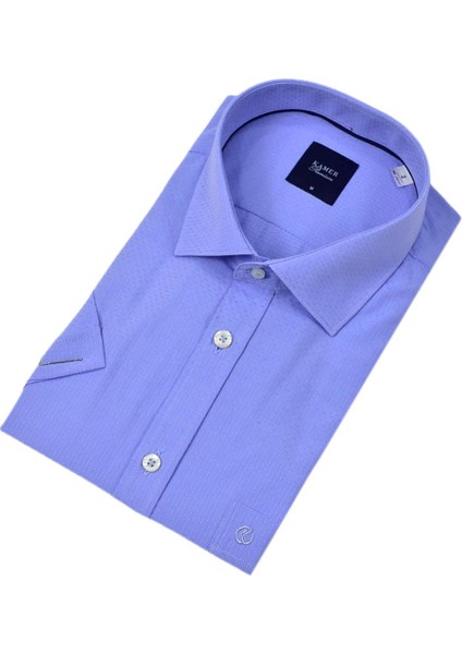 Erkek Klasik Armürlü Kısa Kol Gömlek 9402 BGL-ST04575 modelleri