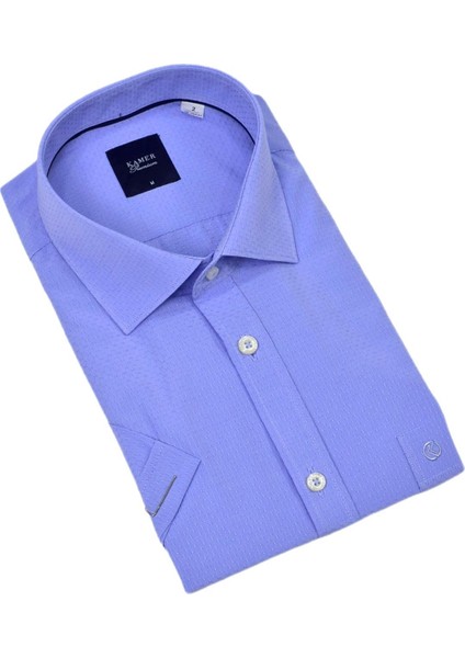Erkek Klasik Armürlü Kısa Kol Gömlek 9402 BGL-ST04575 fırsatları