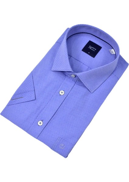 Erkek Klasik Armürlü Kısa Kol Gömlek 9402 BGL-ST04575 modelleri
