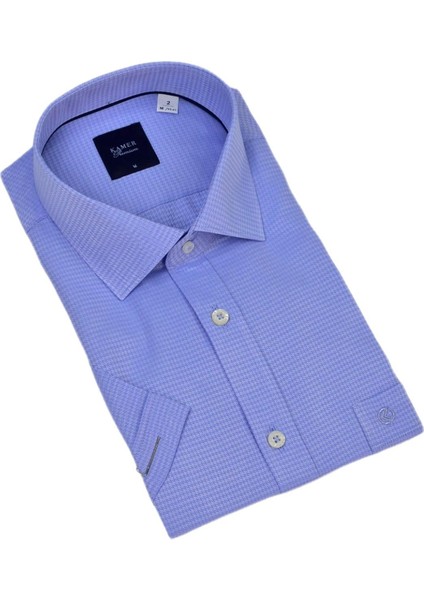 Erkek Klasik Armürlü Kısa Kol Gömlek 9406 BGL-ST04574 fırsatları