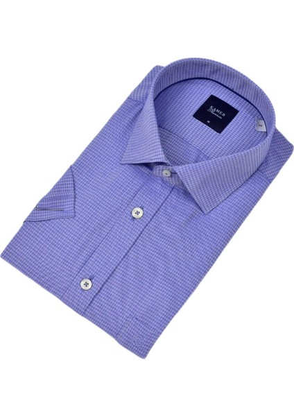 Erkek Klasik Armürlü Kısa Kol Gömlek 9406 BGL-ST04574