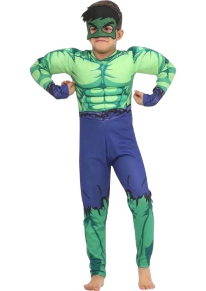 Hulk Kaslı Çocuk Kostümü fiyatları