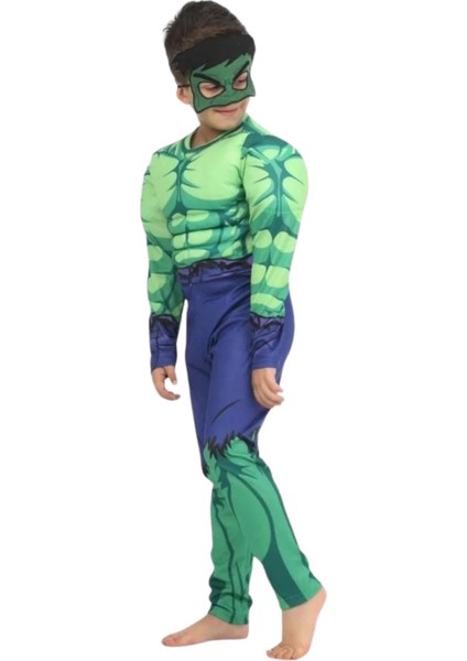 Hulk Kaslı Çocuk Kostümü modelleri
