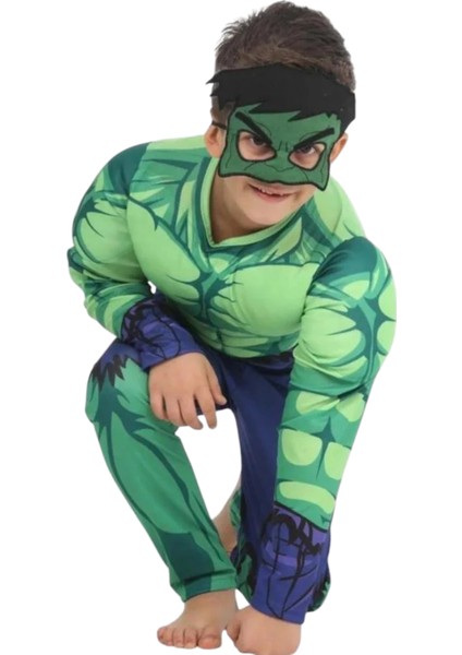 Hulk Kaslı Çocuk Kostümü fırsatları