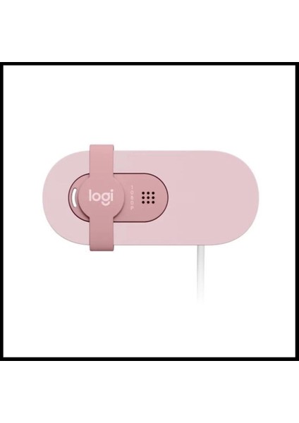 Logıtech 960-001623, Brıo 100 Wcm V-U0072, Full Hd, Dahili Mikrofonlu, Rose Webcam