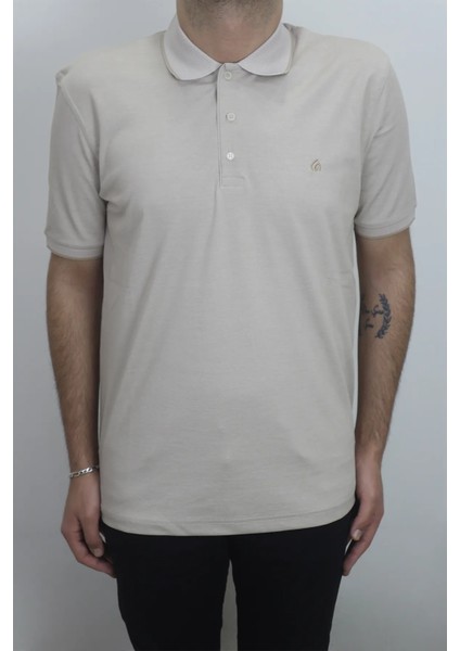 Fistan Store Erkek Düz Klasik Kesim Rahat Kalıp Polo Yaka Tişört
