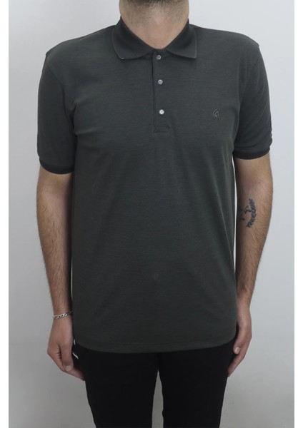 Fistan Store Erkek Düz Klasik Kesim Rahat Kalıp Polo Yaka Tişört