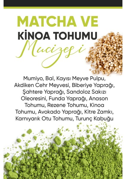 Matcha ve Kinoa Tohumlu Sirke 250ML