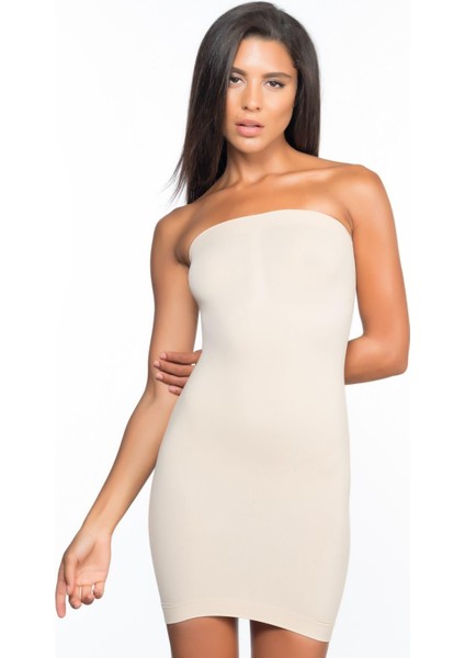 Ten Mı Emay 5065 Straplez Elbise Korse