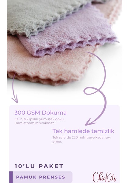 Pamuk Prenses - Ultra Emici Mikrofiber Bez 30X30 Cm fiyatları