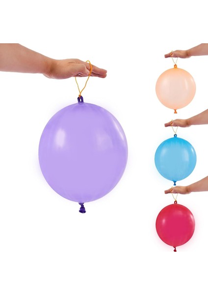 10 Adet Yüksek Kalite Lastikli Balon Punch 45 cm Balon Baskılı Italyan Malı 10 Pcs Rgb Punch Balloon fiyatları