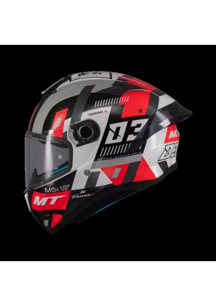 Targo S B5 Kırmızı Sergio Garcıa Full Face Kask