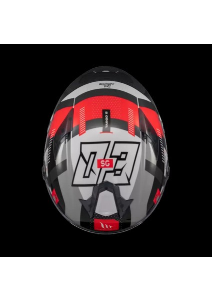 Targo S B5 Kırmızı Sergio Garcıa Full Face Kask