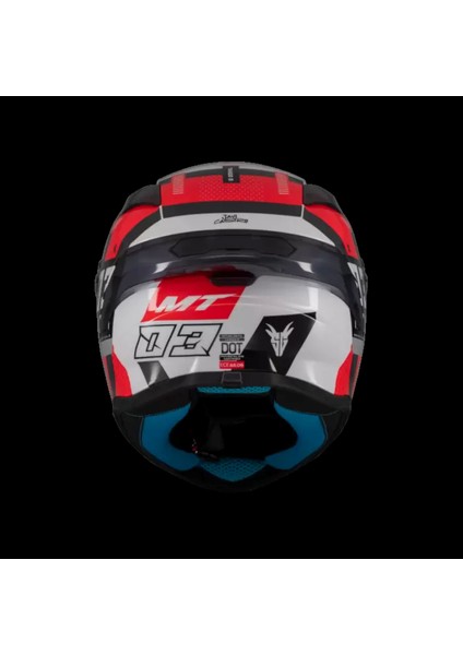 Targo S B5 Kırmızı Sergio Garcıa Full Face Kask
