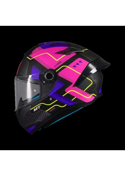 Targo S C8 Brık Mat Pembe Full Face Kask