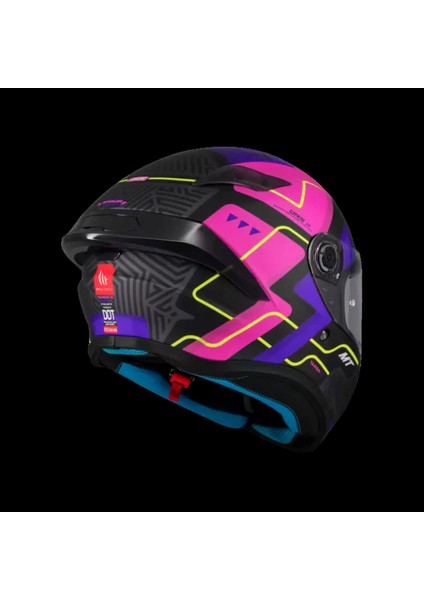 Targo S C8 Brık Mat Pembe Full Face Kask modelleri