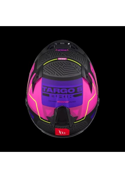 Targo S C8 Brık Mat Pembe Full Face Kask indirimleri