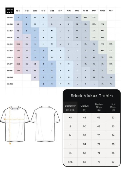 Yeşil Ecovero™ Erkek Viskoz Kısa Kollu T-Shirt