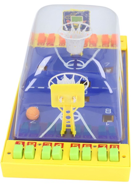 Etkileşimli Basketbol Oyun Oyuncağı Parmak Becerisini Geliştirin Çift Oyunculu Parmak Basketbol Masa Oyunu Üst Sarı (Yurt Dışından)