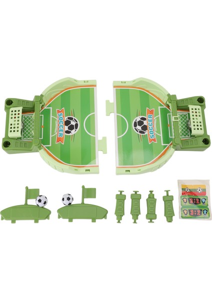 Iki Oyunculu Masa Üstü Oyunu Parmak Futbolu Masa Oyunu Ebeveyn ve Çocuklar Için Etkileşimli Futbol Bulmaca Oyuncağı Erkek Çocukları Için Yeşil (Yurt Dışından)