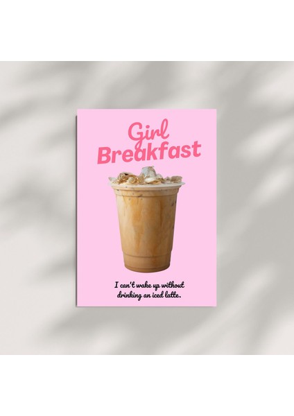 3'lü Poster Seti, Estetik Duvar Posteri, Çerçevesiz Poster Matcha Vibes Pink