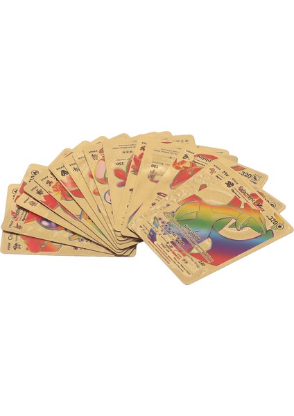 55 Adet Anime Kartları Taşınabilir Pvc Karikatür Desen Oyun Aksesuarları Anime Kart Paketleri Koleksiyonu Parti Siyah (Yurt Dışından)