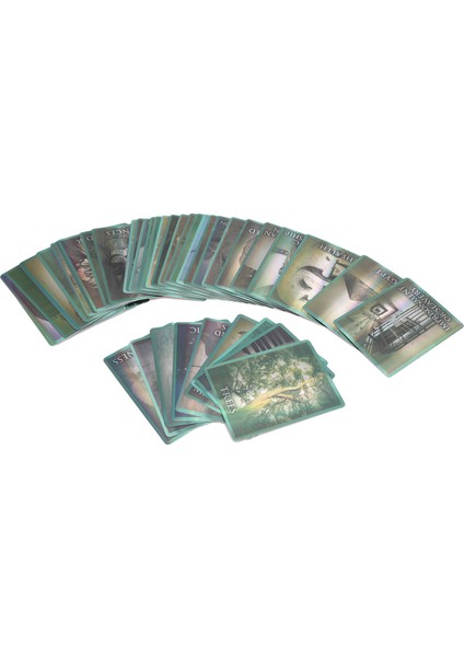 Tarot Kartları Destesi Hologram Kağıdı Ingilizce Versiyonu Kader Kehanet Kartı Tahta Oyunu Oyuncak (Yurt Dışından)