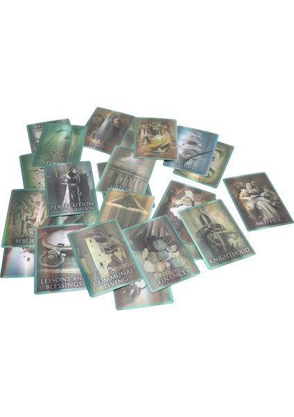 Tarot Kartları Destesi Hologram Kağıdı Ingilizce Versiyonu Kader Kehanet Kartı Tahta Oyunu Oyuncak (Yurt Dışından)