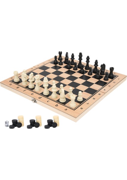 3'ü 1 Arada Ahşap Satranç Dama Tavla Katlanabilir Taşınabilir Etkileşimli Satranç Tahtası Oyuncağı M 29 x 29 cm / 11,4 x 11,4 Inç (Yurt Dışından) fırsatları