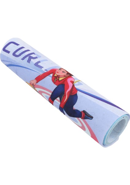 Masaüstü Curling Oyunu Roll Up Etkileşimli Eğitici Rekabetçi Taşınabilir Curling Tahtası Aile Oyunu (Yurt Dışından)