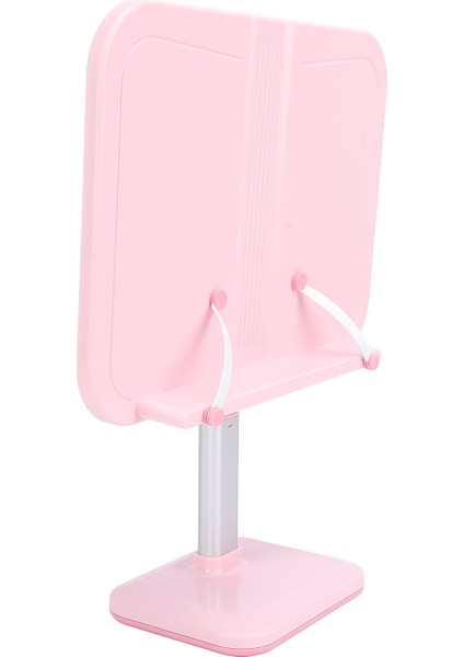 Sayfa Klipsli Ayarlanabilir Kitap Tutucu Çok Açı Ayarlı Alüminyum Çocuk Okuma Standı Dizüstü Bilgisayar Ders Kitabı Pembe (Yurt Dışından)