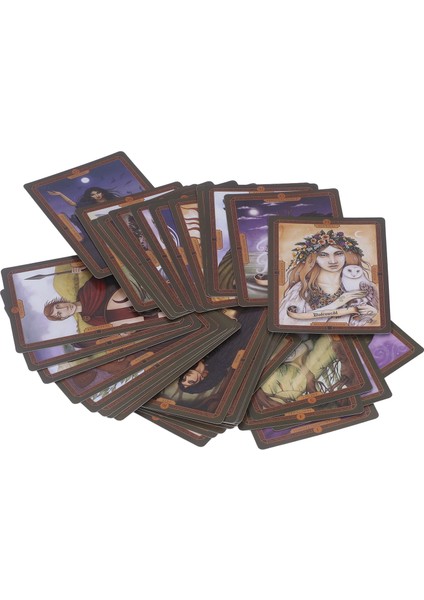 Tarot Destesi Klasik Benzersiz Desen Kader Kehaneti Gelecek Anlatımı Kahve Dükkanı Için Tarot Kart Tahtası Oyunu (Yurt Dışından)