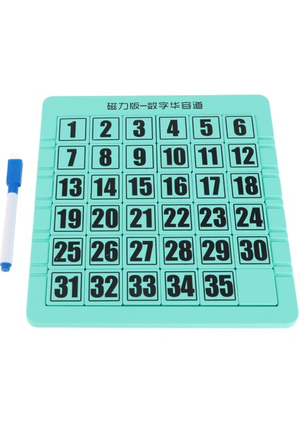 Çocuklar Matematik Kayan Bulmaca Tahtası Mantıksal Düşünmeyi Geliştirin Entelektüel Manyetizma Kayan Oyuncak