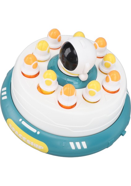 Astronot El Tipi Bulmaca Oyunu Oyuncağı 2 Yakalama Sepeti Etkileşimli Pil ile Çalışan Döndürülebilir Pop-Up Tahta Oyunu Yeşil (Yurt Dışından) fırsatları