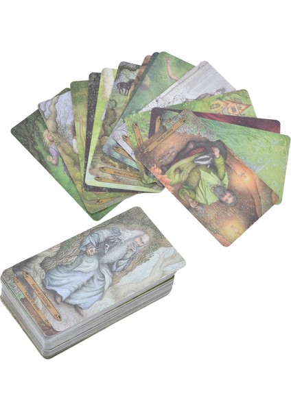 Büyülü Orman Tarot Kartı 78 Deste Kolay Karıştırma Kehanet Oyunu Meraklılar ve Yeni Başlayanlar Için Oyuncaklar (Yurt Dışından) fiyatları