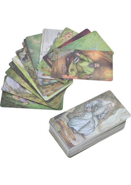 Büyülü Orman Tarot Kartı 78 Deste Kolay Karıştırma Kehanet Oyunu Meraklılar ve Yeni Başlayanlar Için Oyuncaklar (Yurt Dışından) modelleri