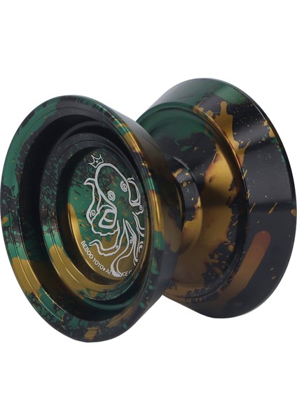 Yoyo Ball Alloy Profesyonel Tepkisiz Yoyo Oyuncak Yedek Telleri ile Erkek Çocuklar Için Siyah Altın (Yurt Dışından)